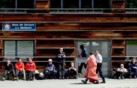 Chamonix accueille les familles des victimes de l’avalanche meurtriere